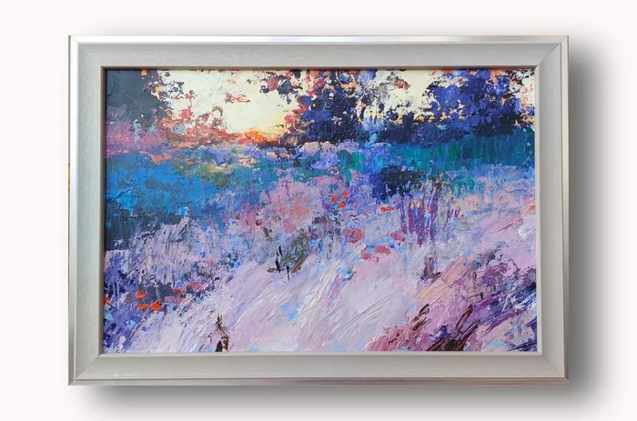 ”The Eventide” (2024) Acrylic painting by Anna Silabrama