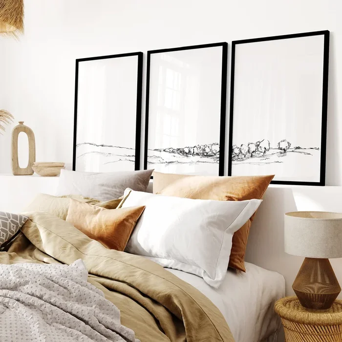 The Meadow Landscape – Set of 3