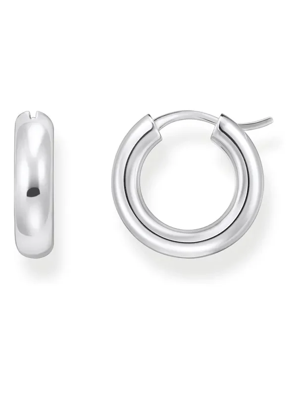 Thomas Sabo Silver Tone Creoles Chunky Earrings