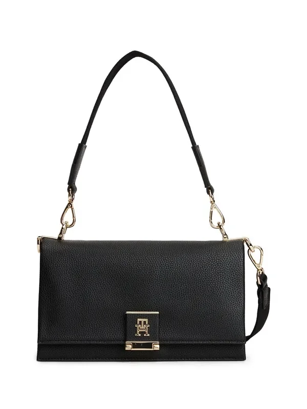 Tommy Hilfiger Black Pebble Grain Crossbody Bag