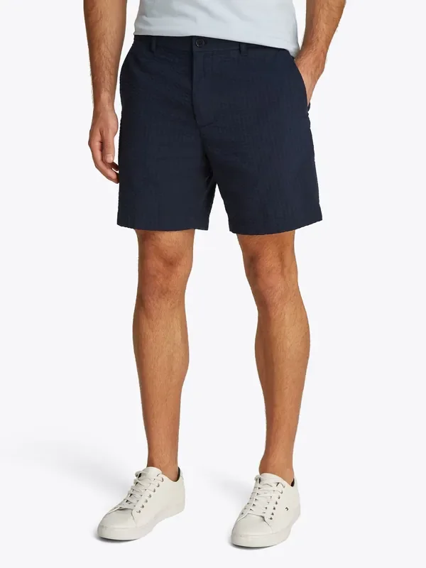 Tommy Hilfiger Blue Mercer Seersucker Shorts