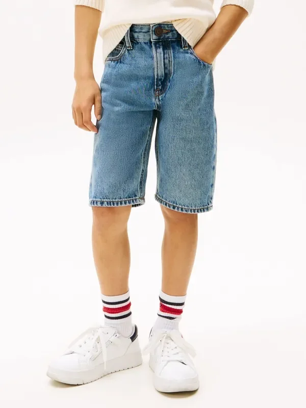 Tommy Hilfiger Blue Modern Straight Denim Shorts