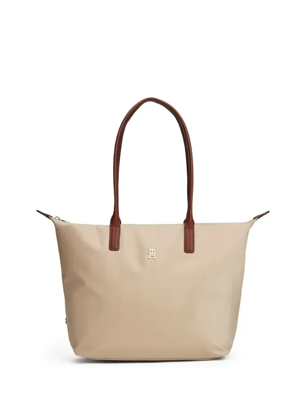Tommy Hilfiger Natural Monogram Tote Bag