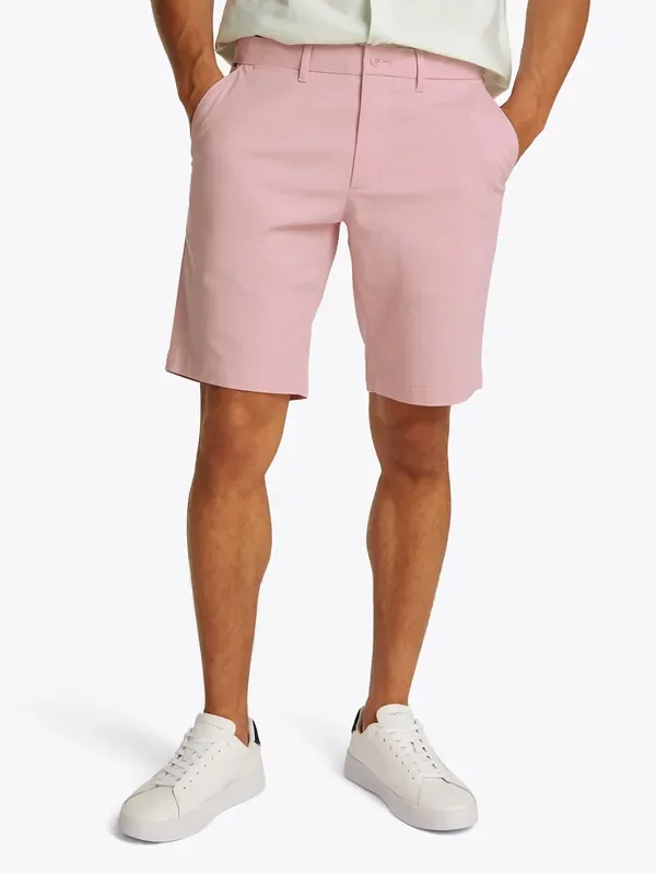Tommy Hilfiger Pink Regular Fit 1985 Harlem Stretch Shorts