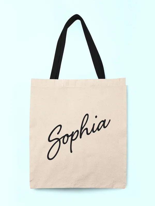 Treat Republic Personalised Name Tote Bag