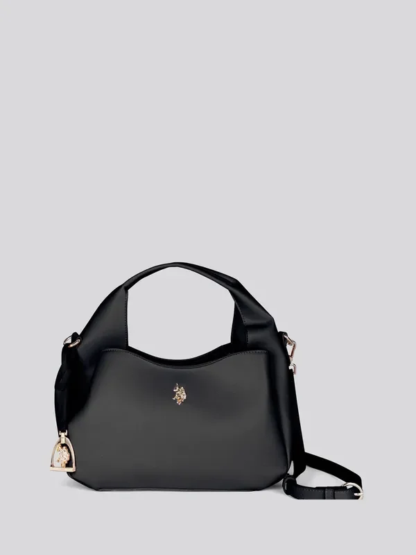 U.S. Polo Assn. Black Jones S. Double Handle PU Bag