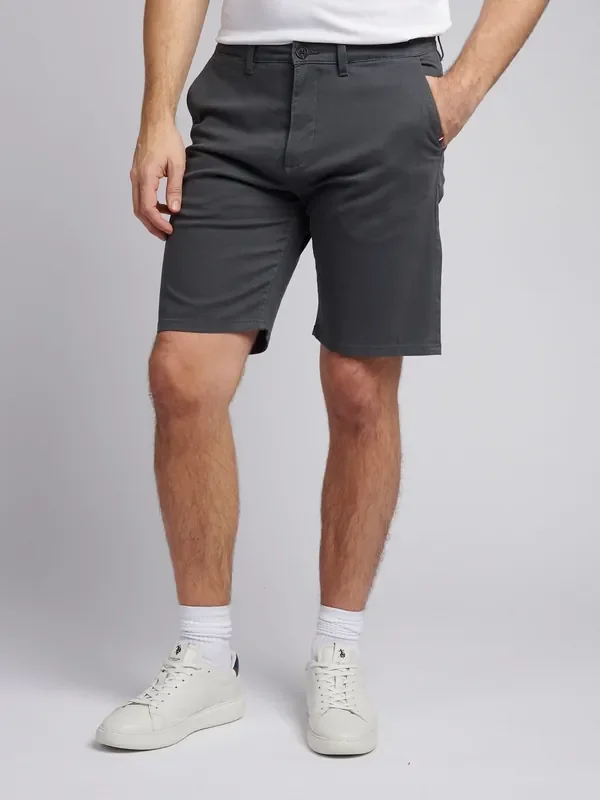 U.S. Polo Assn. Grey Mens Classic Chinos Shorts