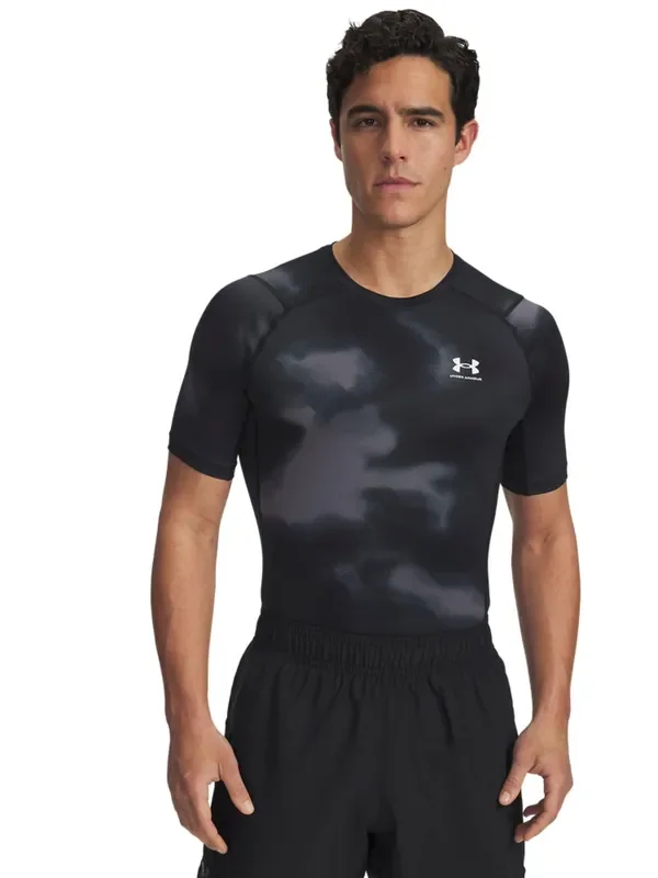 Under Armour Black HG Printed T-Shirt
