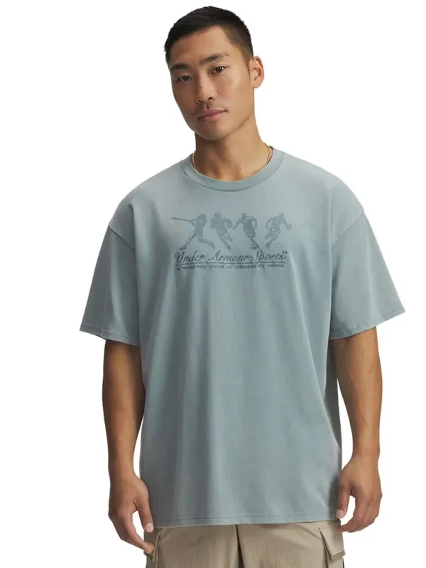 Under Armour Green Athletes Graphic Oversized T-Shirt