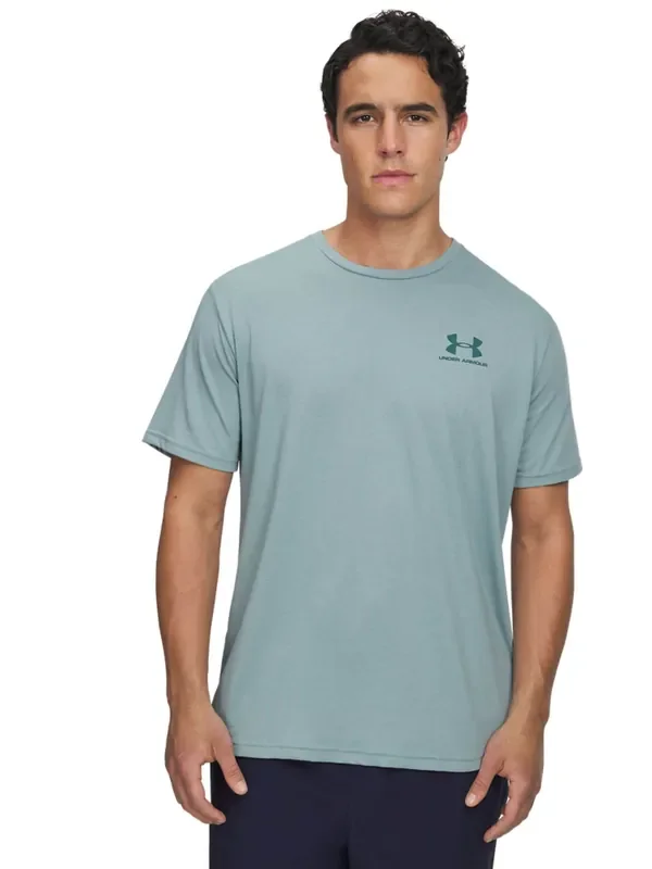 Under Armour Green Sportstyle Left Chest Logo T-Shirt
