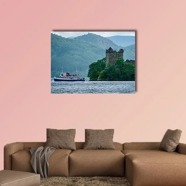 Urquhart Castle on Loch Ness Canvas Wall Art