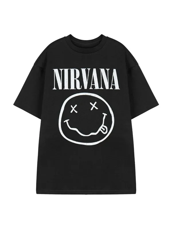 Vanilla Underground Black Mens Nirvana Short Sleeve T-Shirt