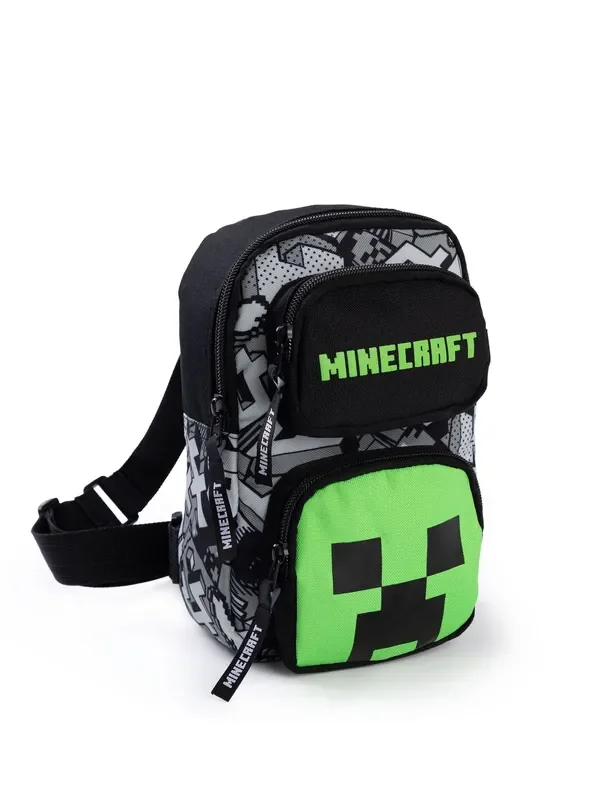 Vanilla Underground Black Minecraft Multicoloured Body Bag