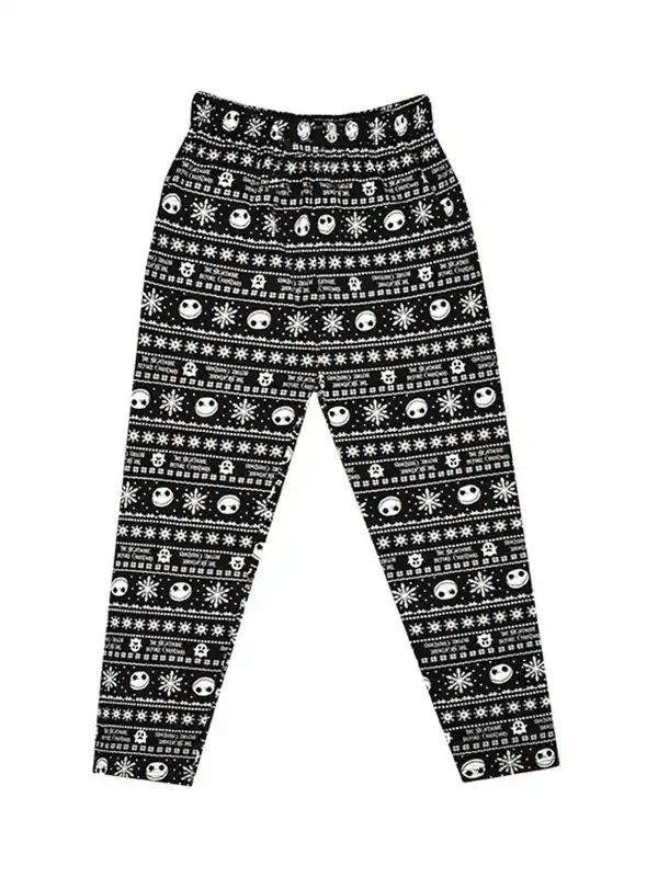Vanilla Underground Black Nightmare Before Christmas Cotton Lounge Pants