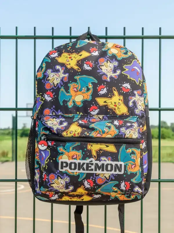 Vanilla Underground Black Pokemon Backpack
