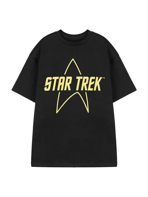 Vanilla Underground Black Star Trek Short Sleeved T-Shirt
