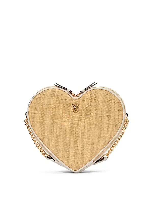 Victoria‘s Secret Brown Straw Crossbody Bag