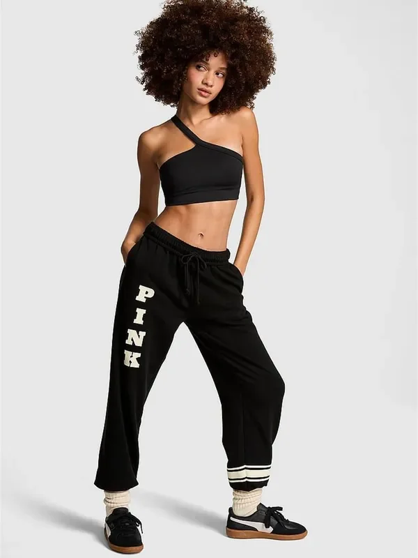 Victoria‘s Secret PINK Black Cuffed Joggers