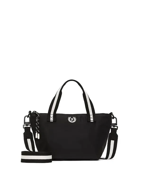 Victoria‘s Secret PINK Black Mini Cross-Body Tote Bag