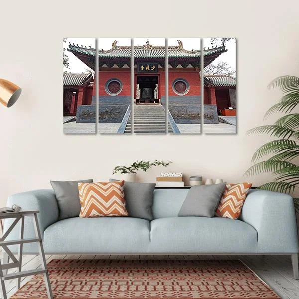 View Of Shaolin Temple In China Canvas Wall Art