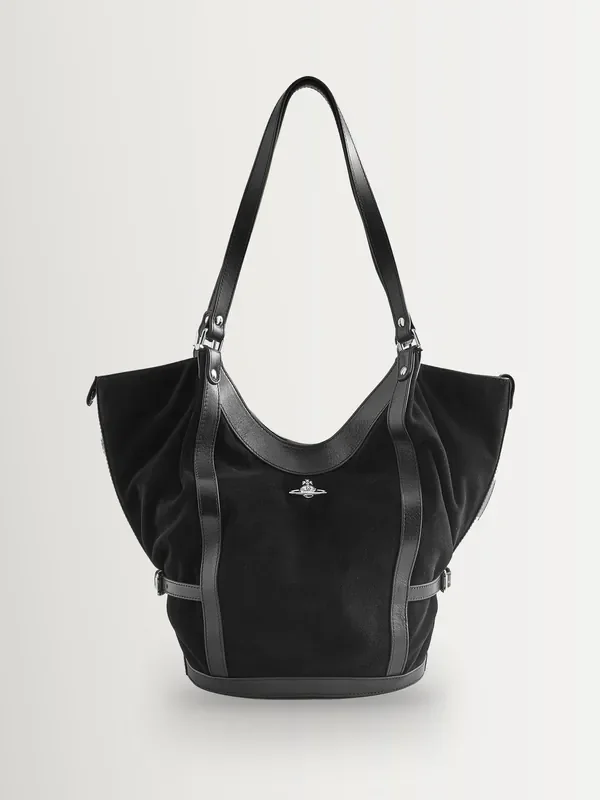 Vivienne Westwood Large Shoulder Black Bag Seasons