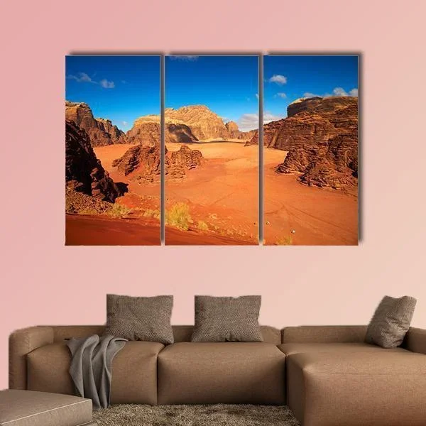 Wadi Rum Desert Landscape Canvas Wall Art