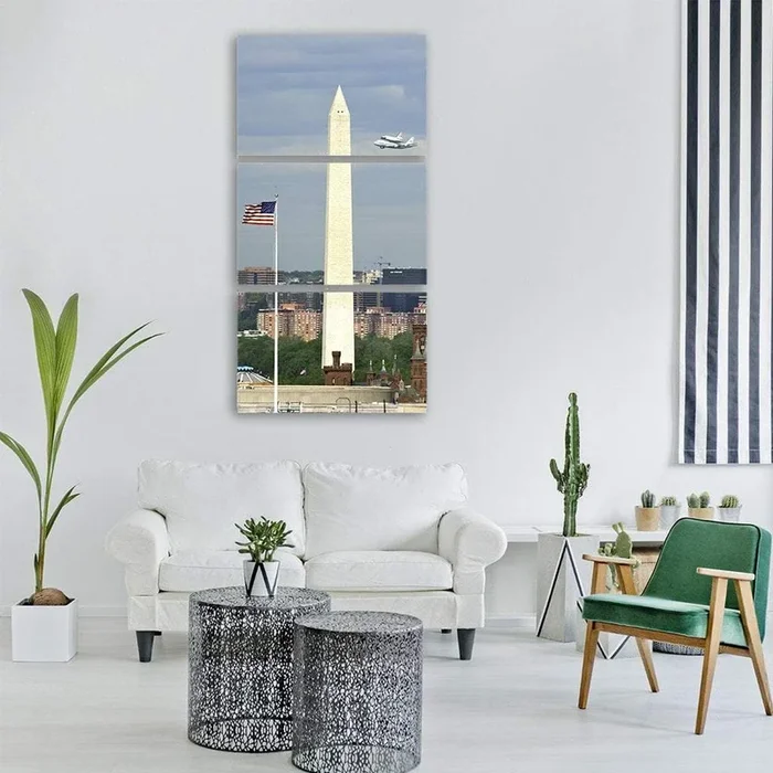 Washington Monument Vertical Canvas Wall Art