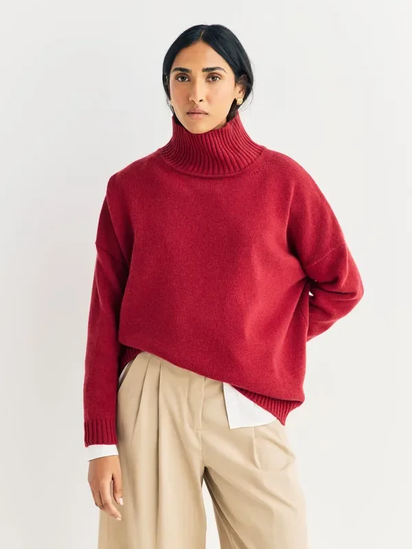 Weekend MaxMara Red BORGIA Sweater Tank Top Seasons