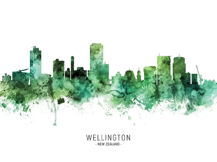 Wellington New Zealand Skyline #75