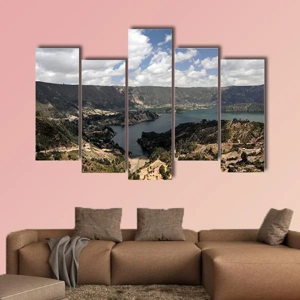 Wenchi Crater Lake Canvas Wall Art