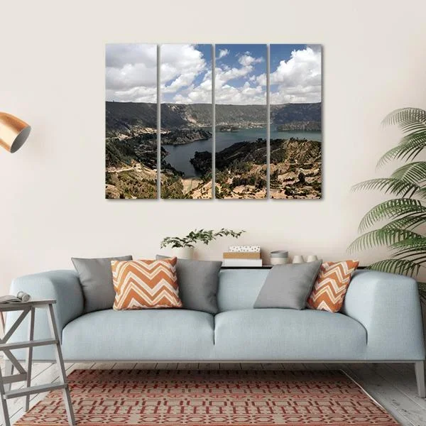 Wenchi Crater Lake Canvas Wall Art