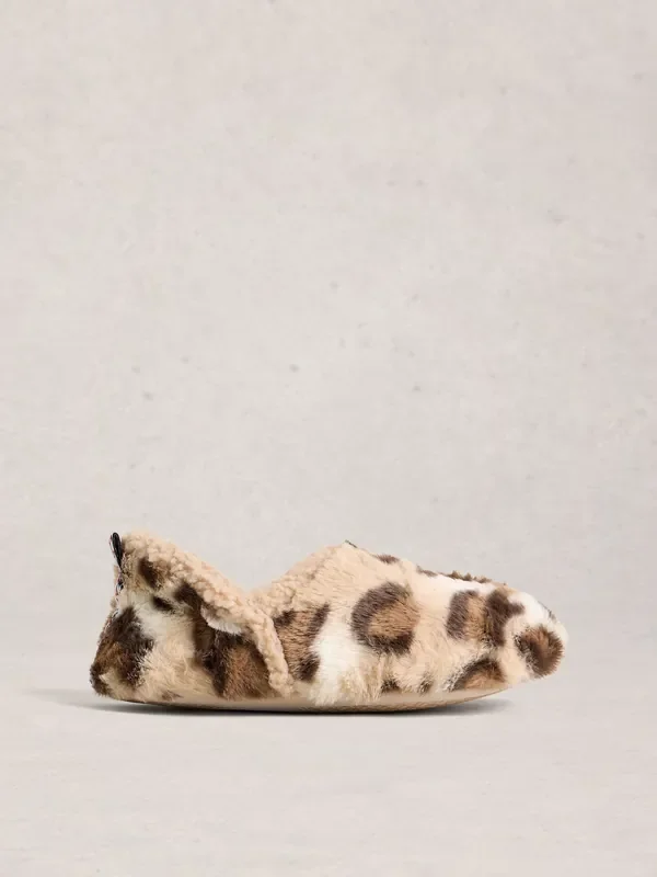 White Stuff Brown Reya Closed Back Slippers