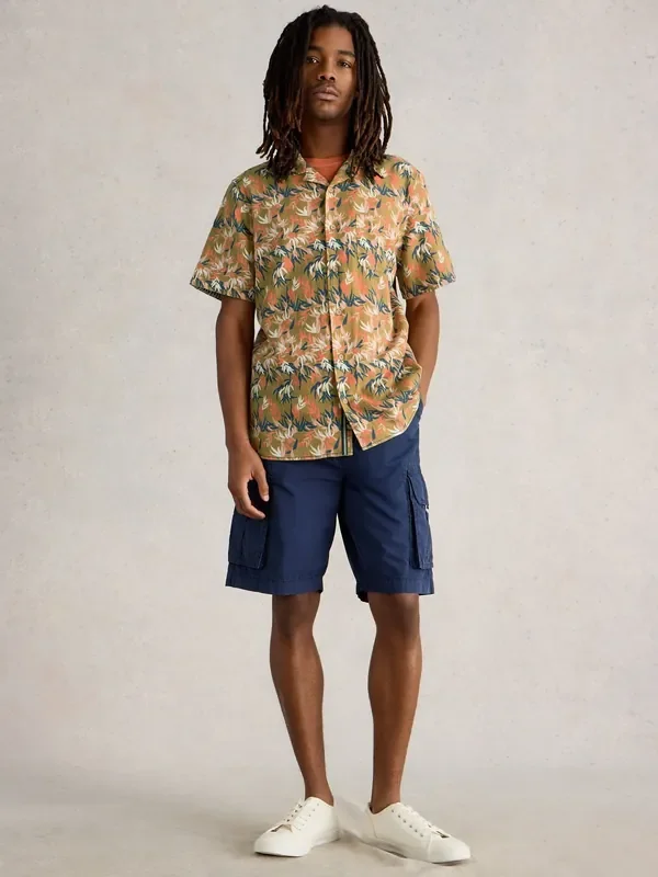 White Stuff Green Hayle Floral Printed Shirt