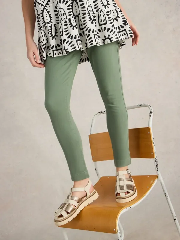 White Stuff Green Janey Crop Jeggings
