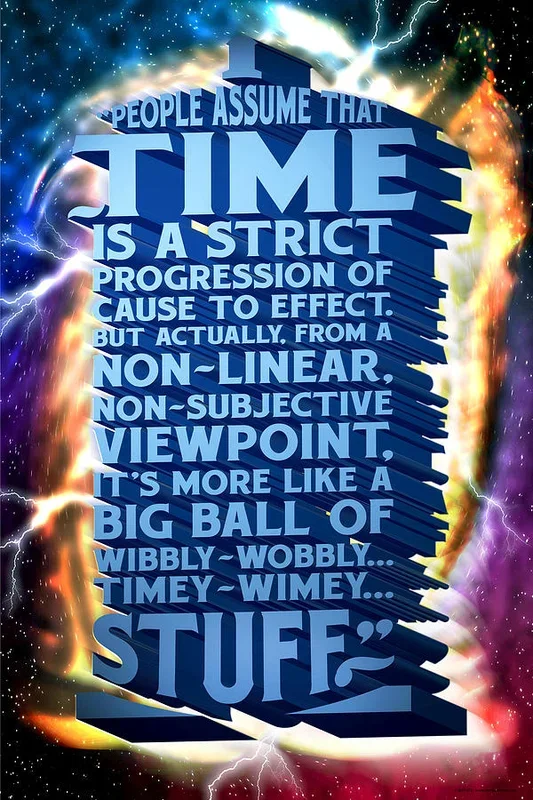 Wibbly-Wobbly Stuff – Doctor Who Quote – Pop Culture