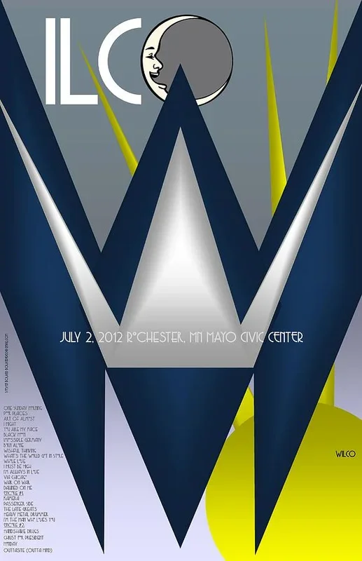 Wilco Concert Poster Rochester Mn