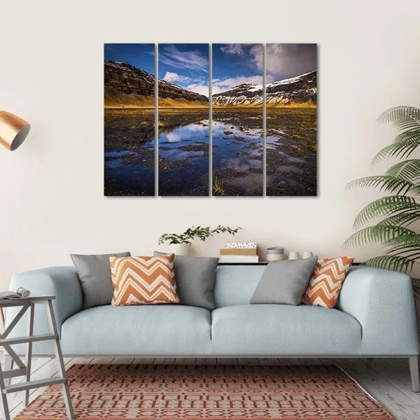 Wild Landscape Of Iceland Canvas Wall Art