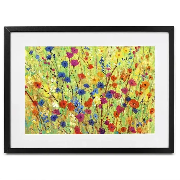 Wildflower Patch Framed Art Print