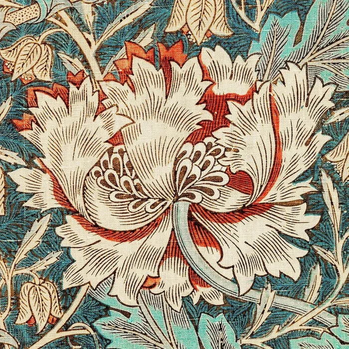 William Morris Print Honeysuckle’ Boho Printable Wall Art, Pattern Vintage Poster