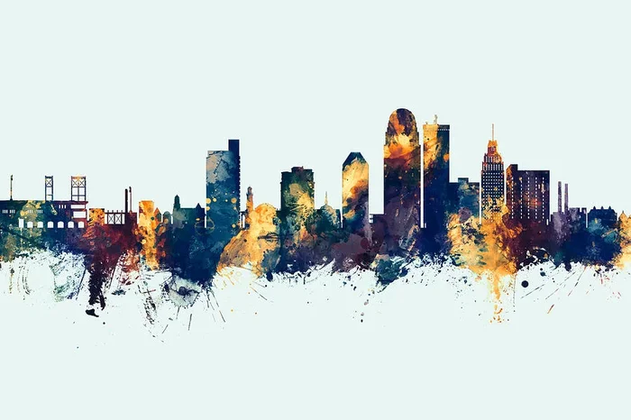 Winston-Salem North Carolina Skyline #7