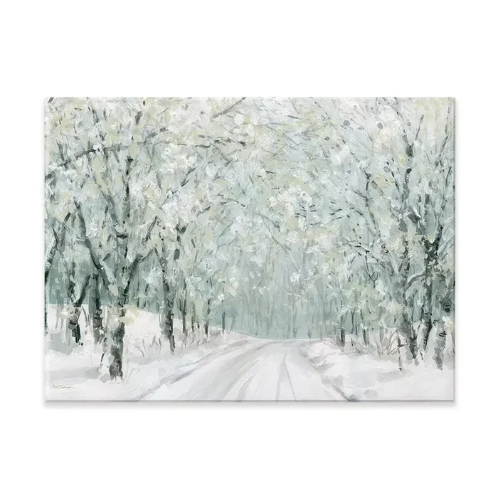 Winter Lane Canvas Print