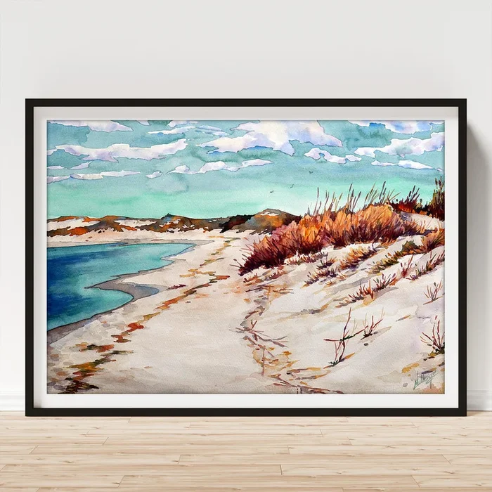 Winter Sands Art Print