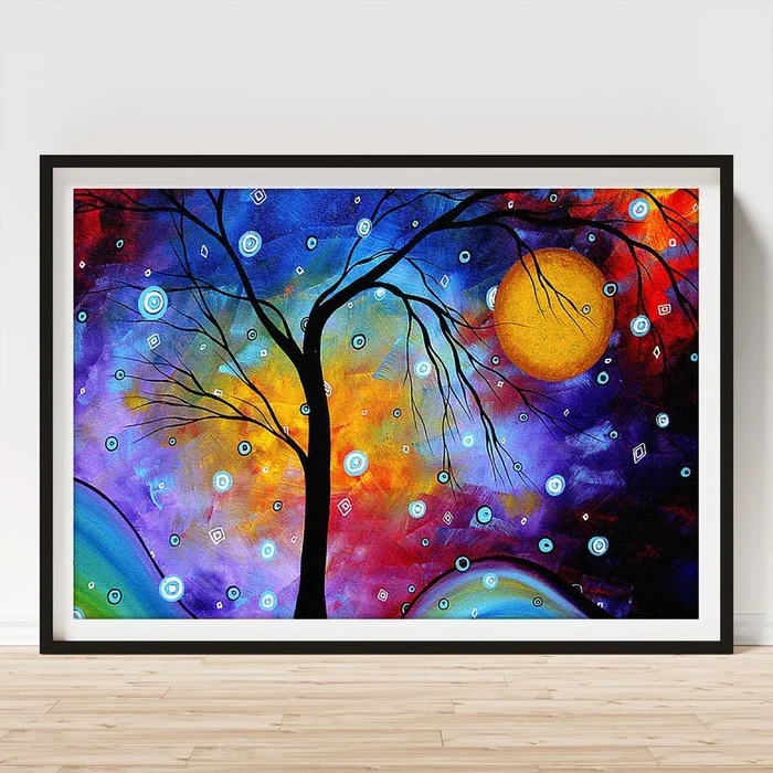 WINTER SPARKLE Original MADART Painting Art Print