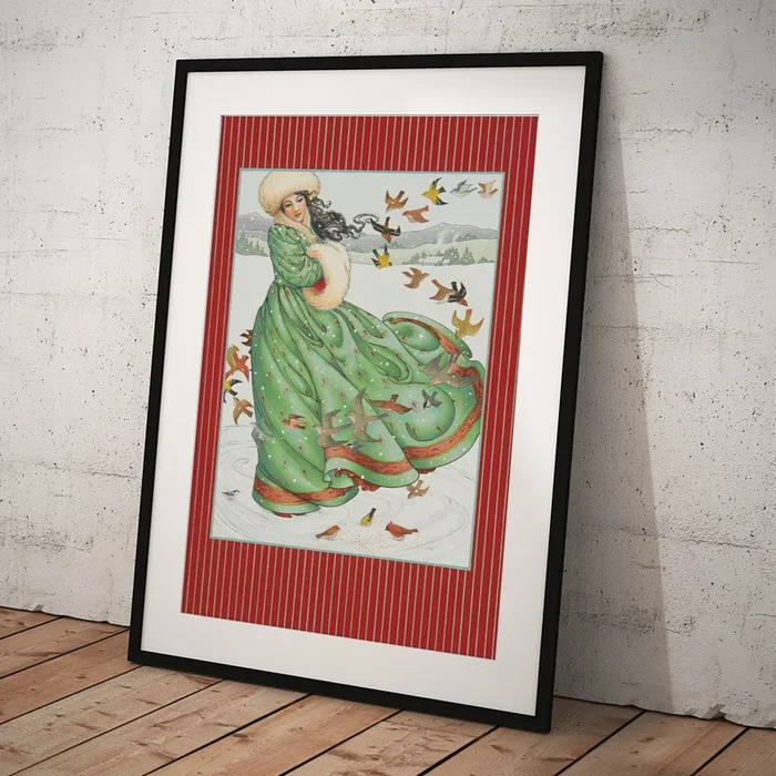 Winter Vogue Art Print