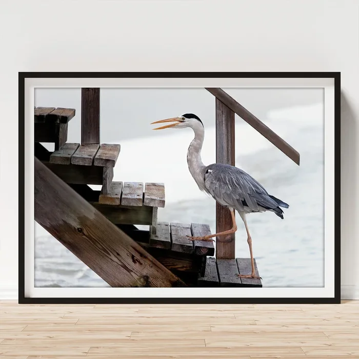 With A Firm Step Art Print