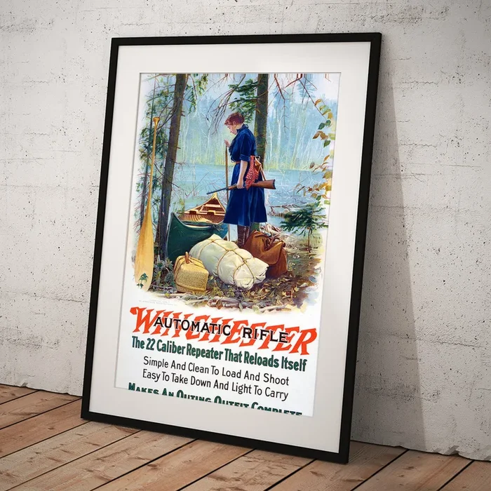 Woman Camper Art Print