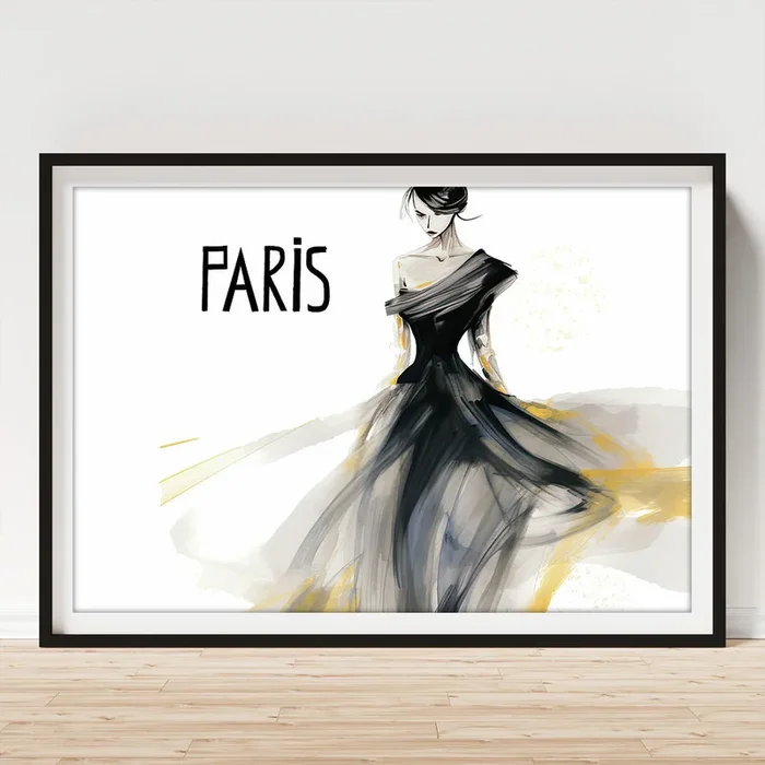 Woman In Paris Art Print