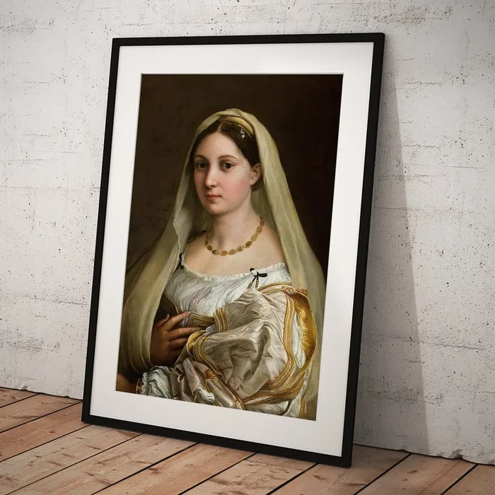 Woman With A Veil Art Print