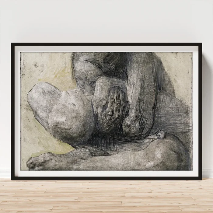 Woman with Dead Child, 1903 Art Print