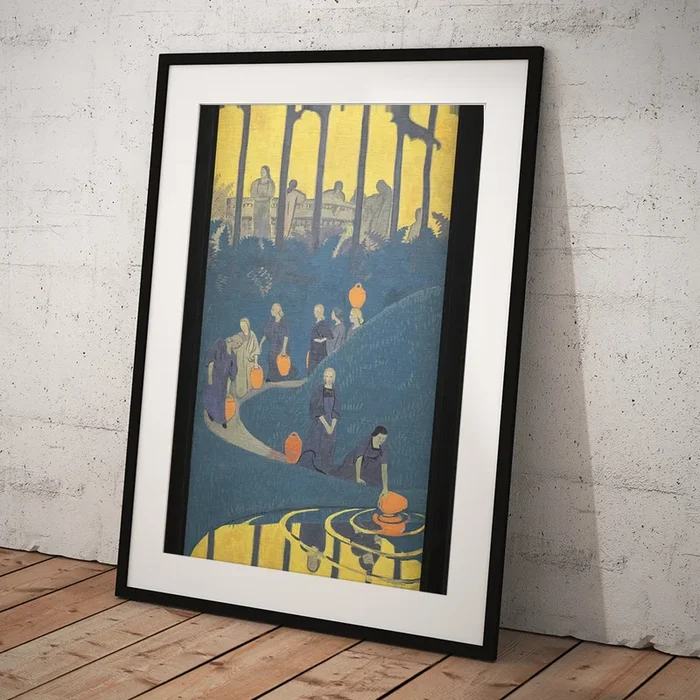 Women At The Source, 1899 Art Print